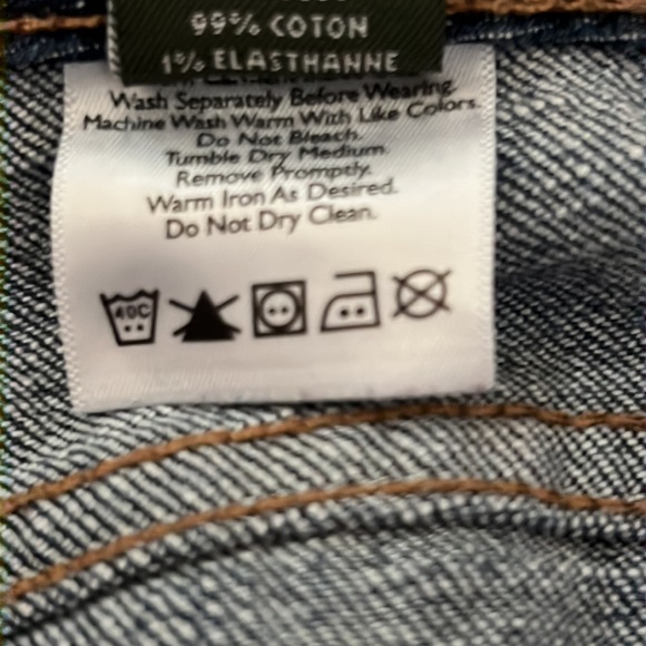 Eddie Bauer Dark Blue Cropped Jeans - Picture 5 of 5